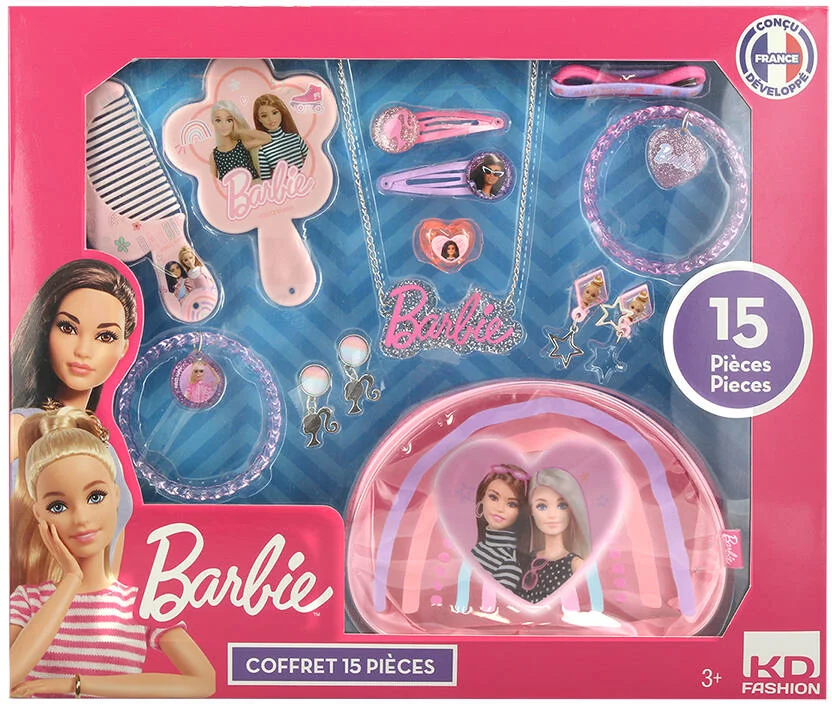 BARBIE -COFFRET 15 PIECES
