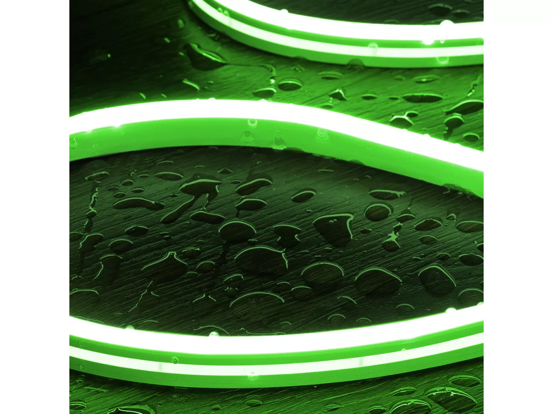 Gaine LED Néon 24V DC NFLEX6 FreeCut IP65 sur Mesure Vert 50 m