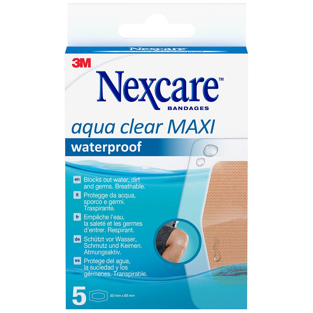 Nexcare™ aqua clear Maxi waterproof 60 x 88 mm
