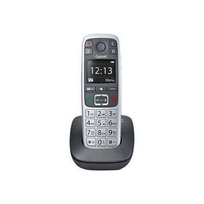 Gigaset E560 - téléphone sans fil - argent
