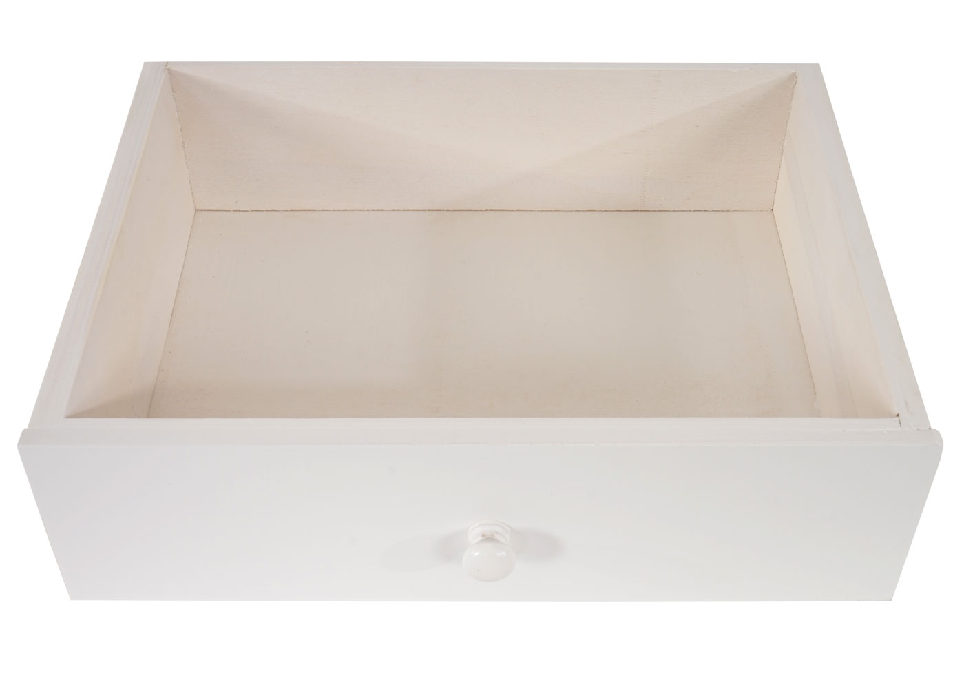 Kommode Vaasa T271, Beistelltisch Nachttisch Schrank, Retro-Design 59x40x30cm ~ Schublade weiß