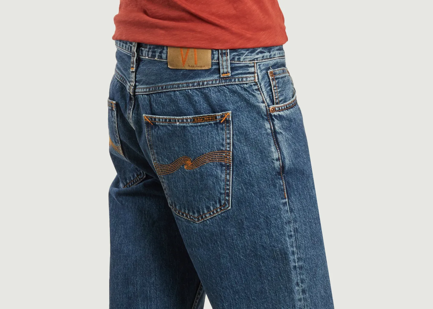 Jean Steady Eddie II Friendly Blue Nudie Jeans
