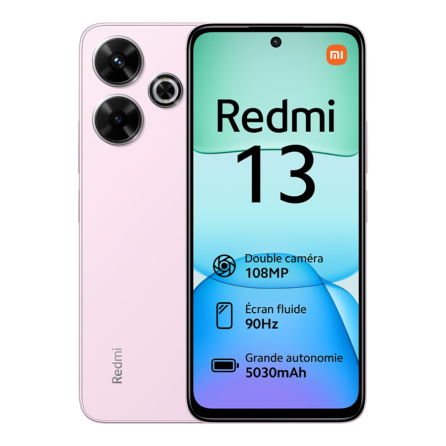 Xiaomi Redmi 13 (Rose) - 256 Go