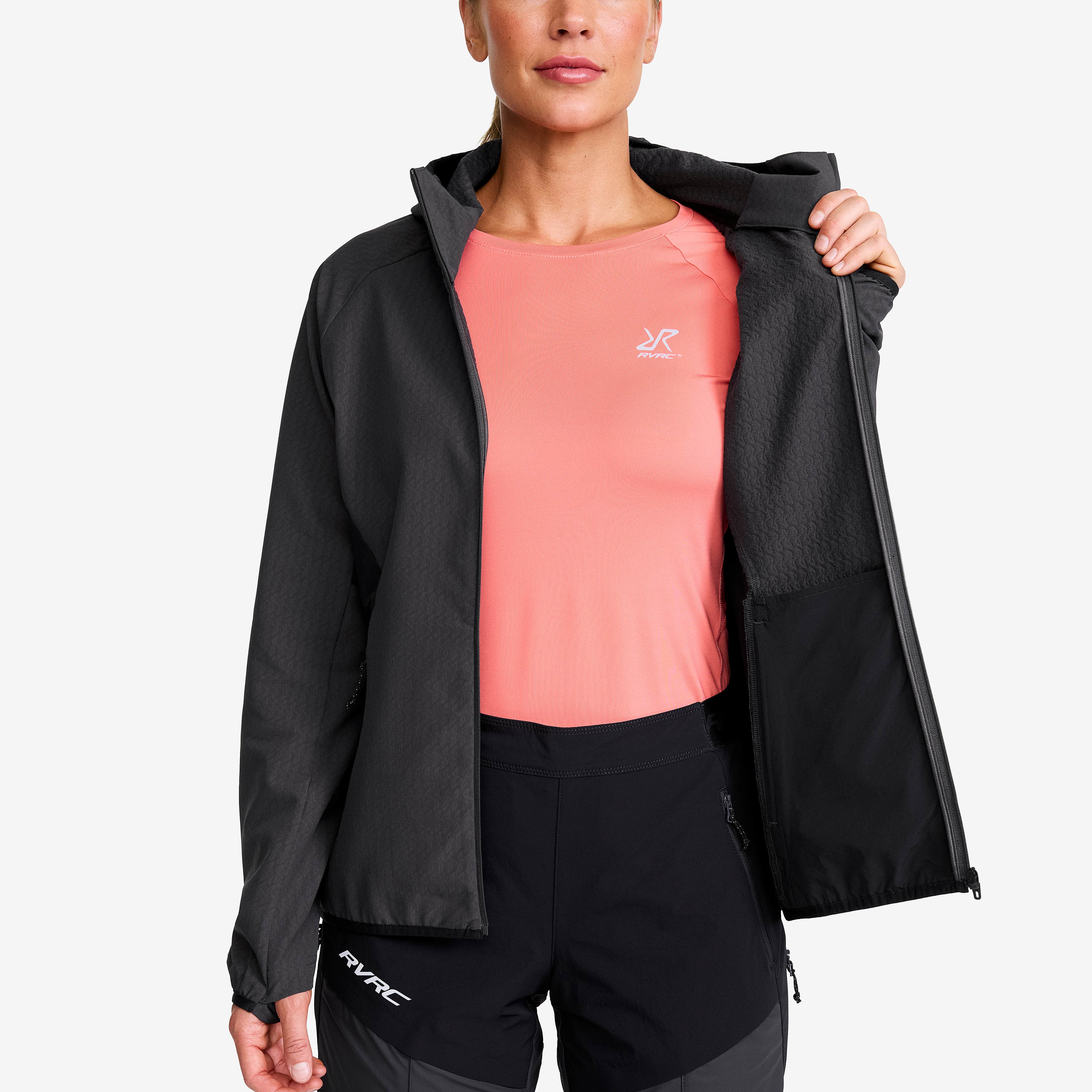 Distance Pro Wind Jacket Dame Anthracite/Black