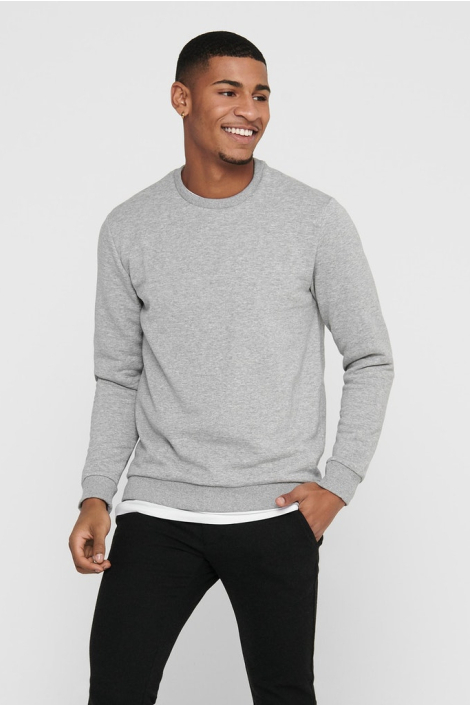 Only & Sons grijze heren trui
