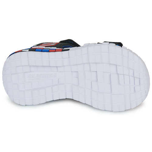 Skechers - CUBOSANDAL - Noir / Bleu / Rouge