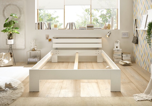 Schlafkontor Futonbett »Nizza« Breite 140 cm, mit XXL Belastbarkeit bis zu 200 kg