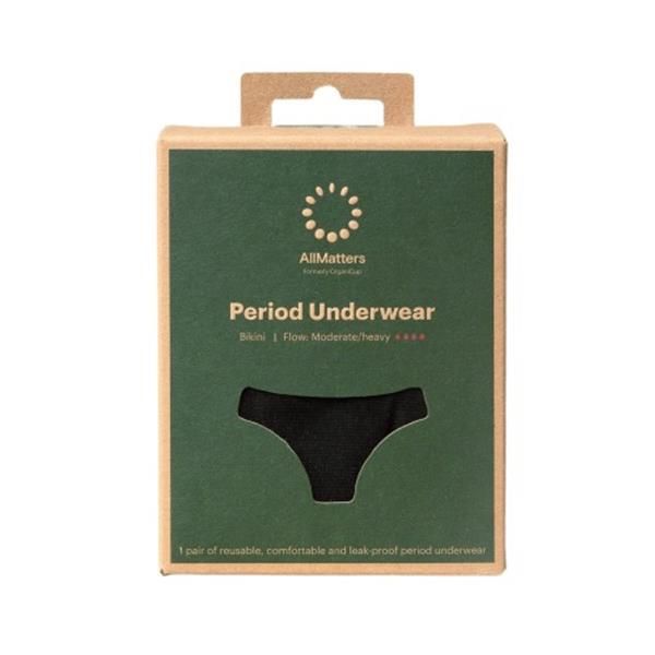 Cueca Menstrual - Preto - Tamanho L 38-40