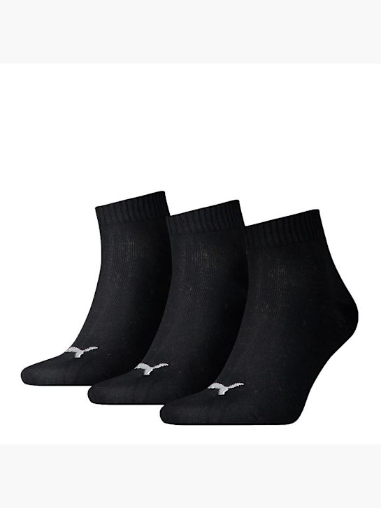 PUMA 3 Pack Socken Schwarz