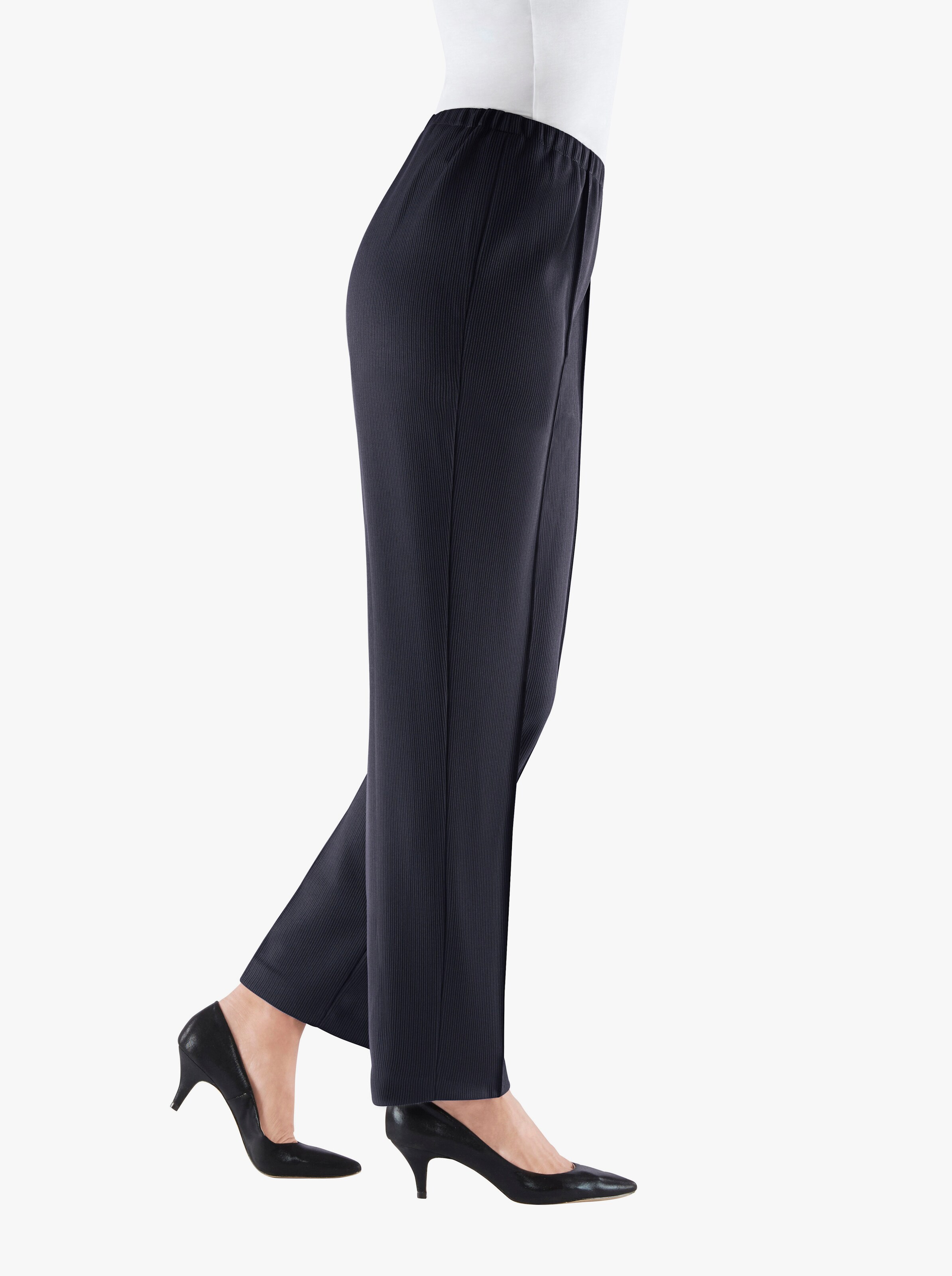 Jerseyhose mit Ripp-Struktur