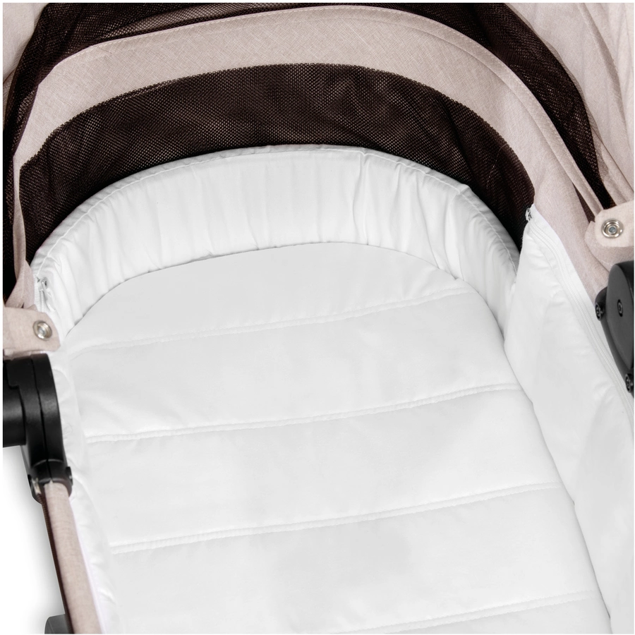 hauck Kinderwagen Vision X Set Black Melange Beige