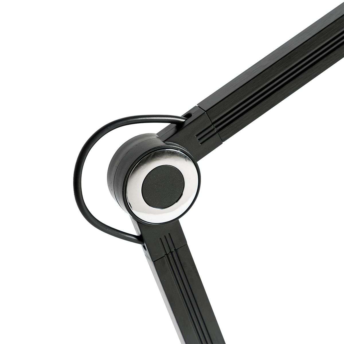 Design tafellamp zwart incl. LED met touch en inductielader - Don