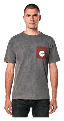T-shirt Manches Courtes AlpineStars Merit Gris
