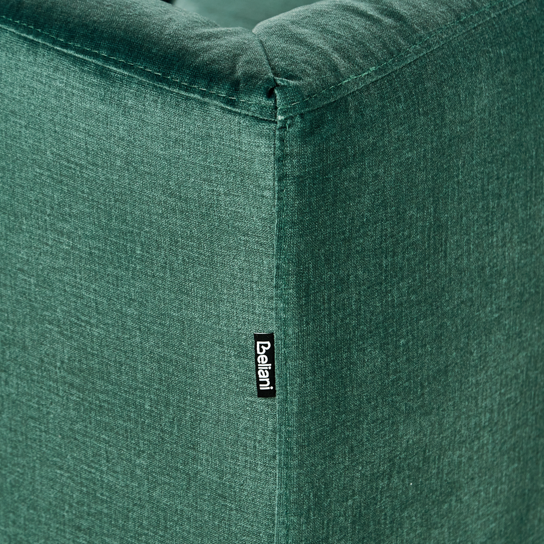 Beliani - BYSKE - Driezitsbank - Groen - Polyester