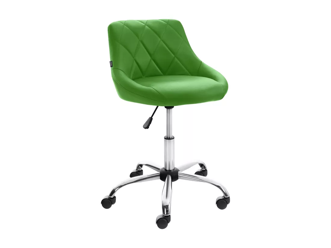 Chaise de bureau - Similicuir & Métal chromé - Lazio