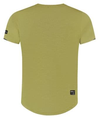 Maillot Manches Courtes De Running Rogelli Distance Moutarde Homme