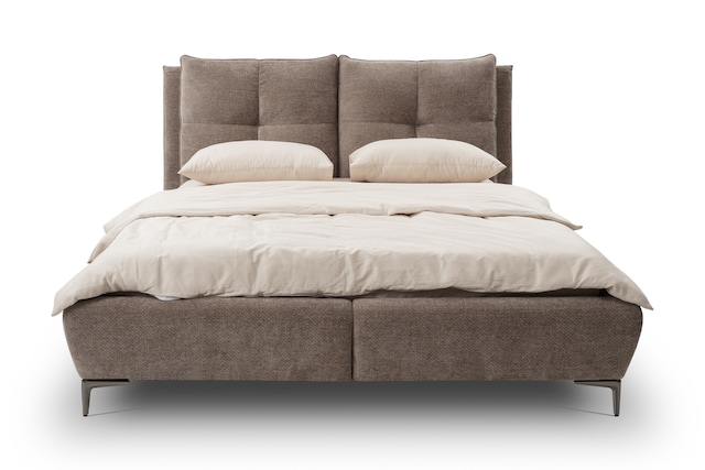 Polsterbett AURA 180 x 200 cm taupe