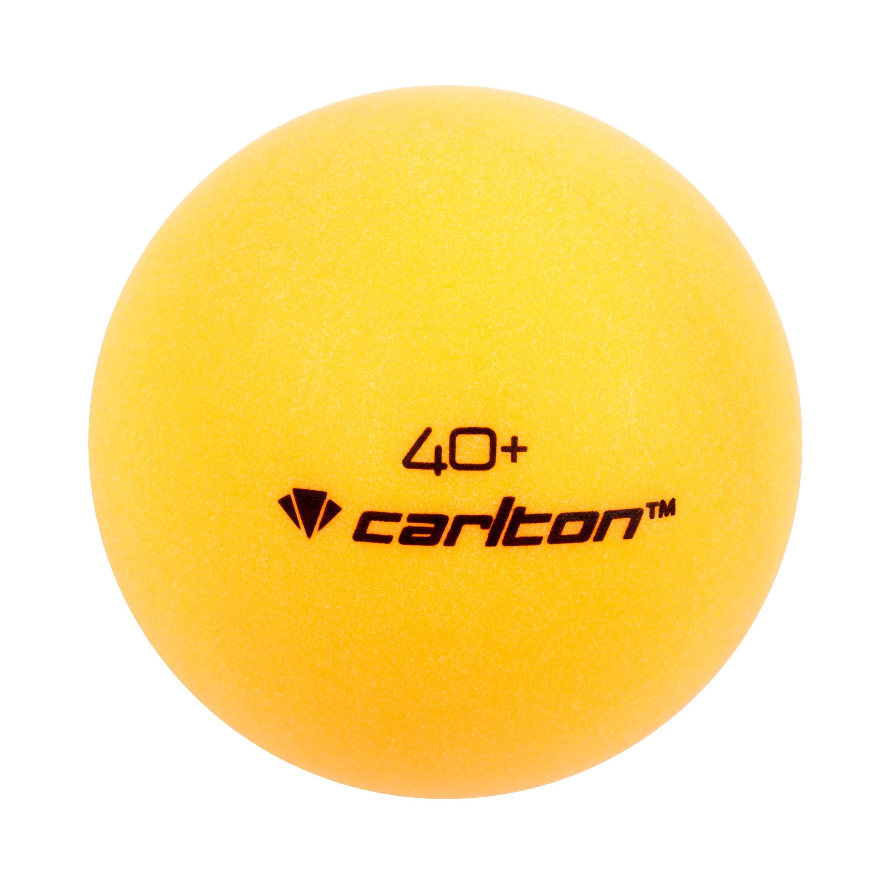 Carlton Neon Glow Table Tennis Balls 6 Pack Adults