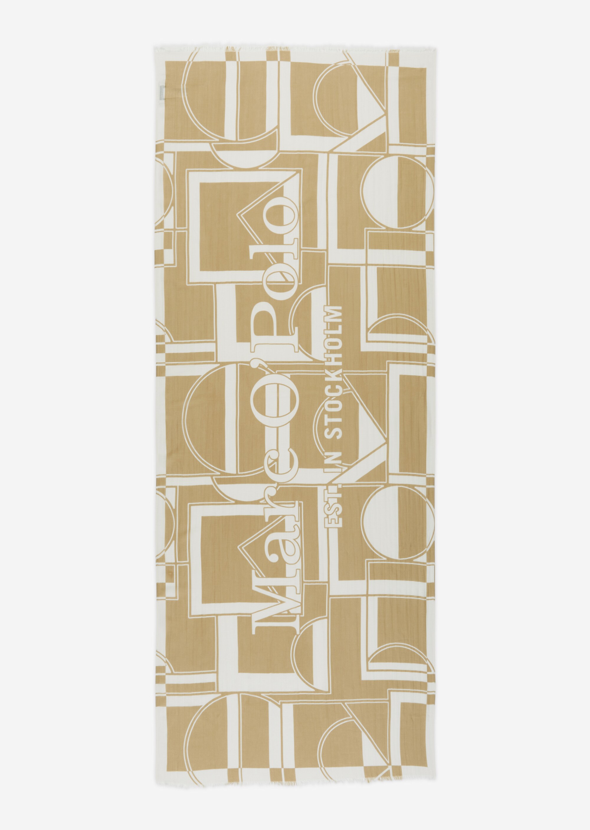 Schal mit Allover-Printmit Tencel™ Lyocell