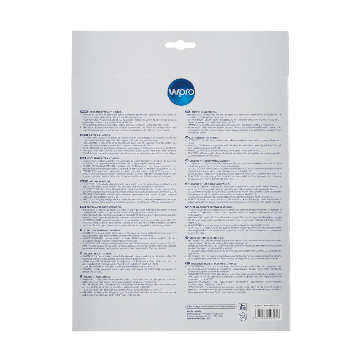 Wpro Kullfilter CHF85