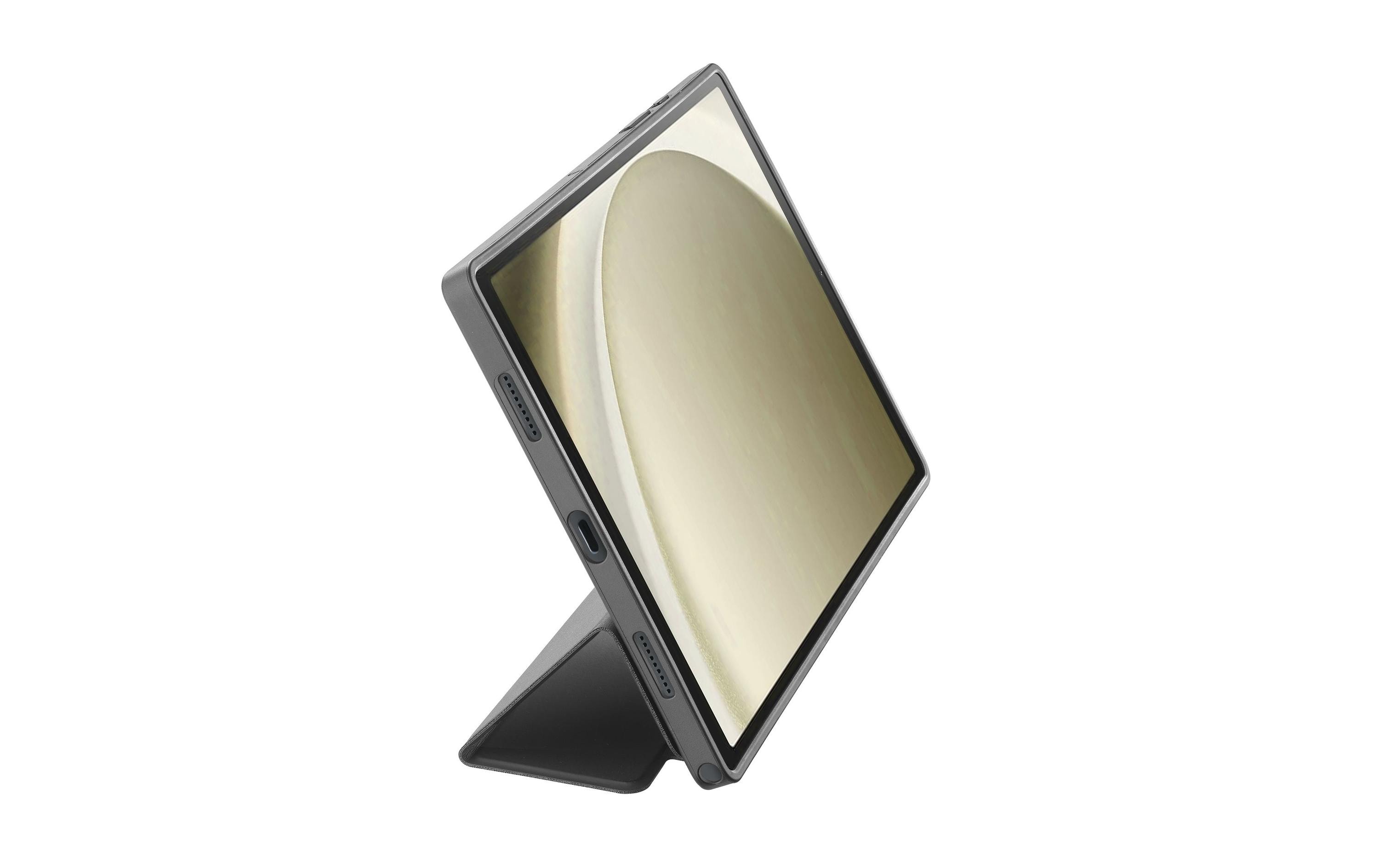 Tablet Book Cover Compact Case SchwarzSchutzhülle mit Ständer für Samsung Galaxy Tab A9+ (2024)