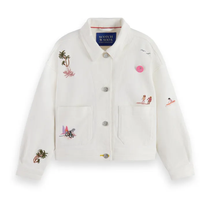 Scotch & Soda Veste Plage | Blanc