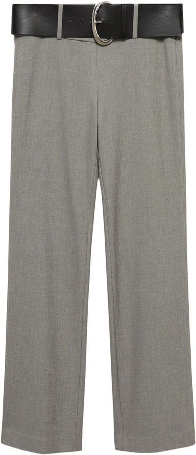 MANGO Belt straight-fit trousers 92