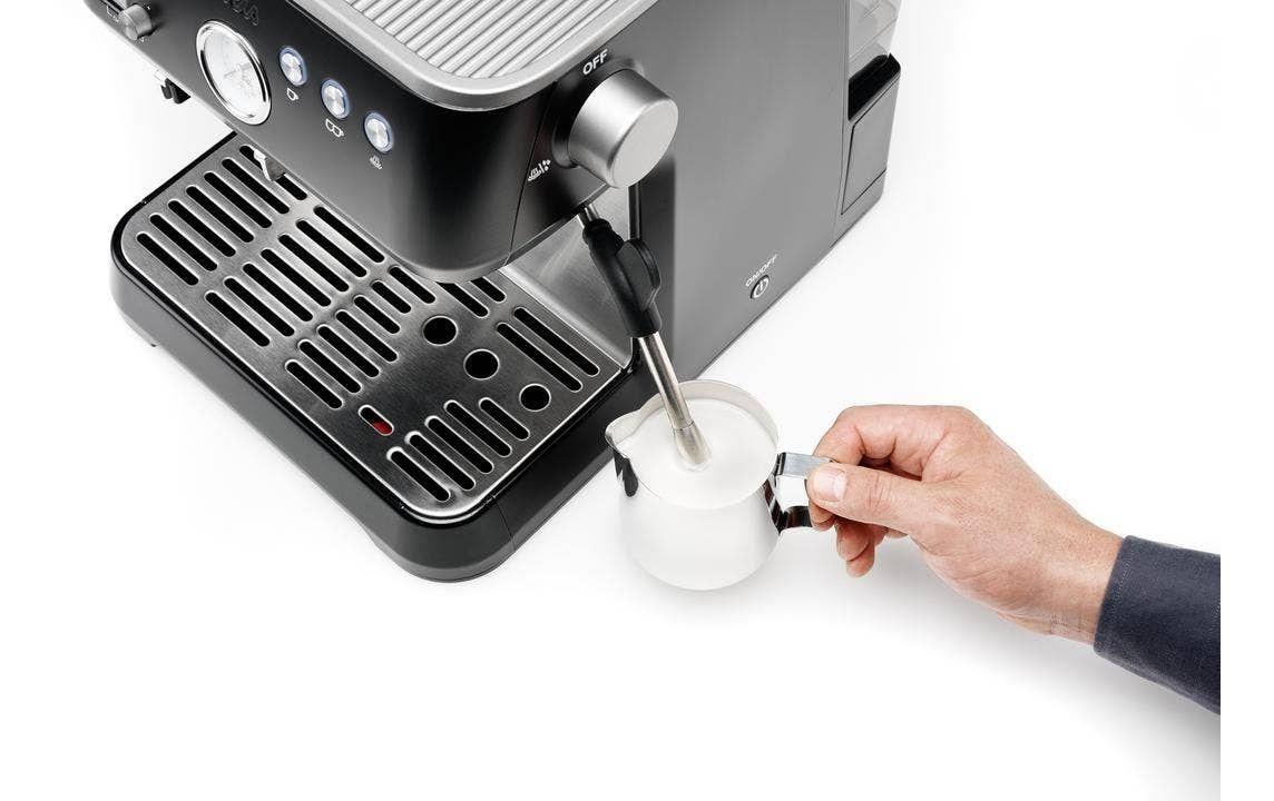Siebträgermaschine Solis Grind & Infuse Perfetta Schwarz<br>Halbautomatische Espressomaschine