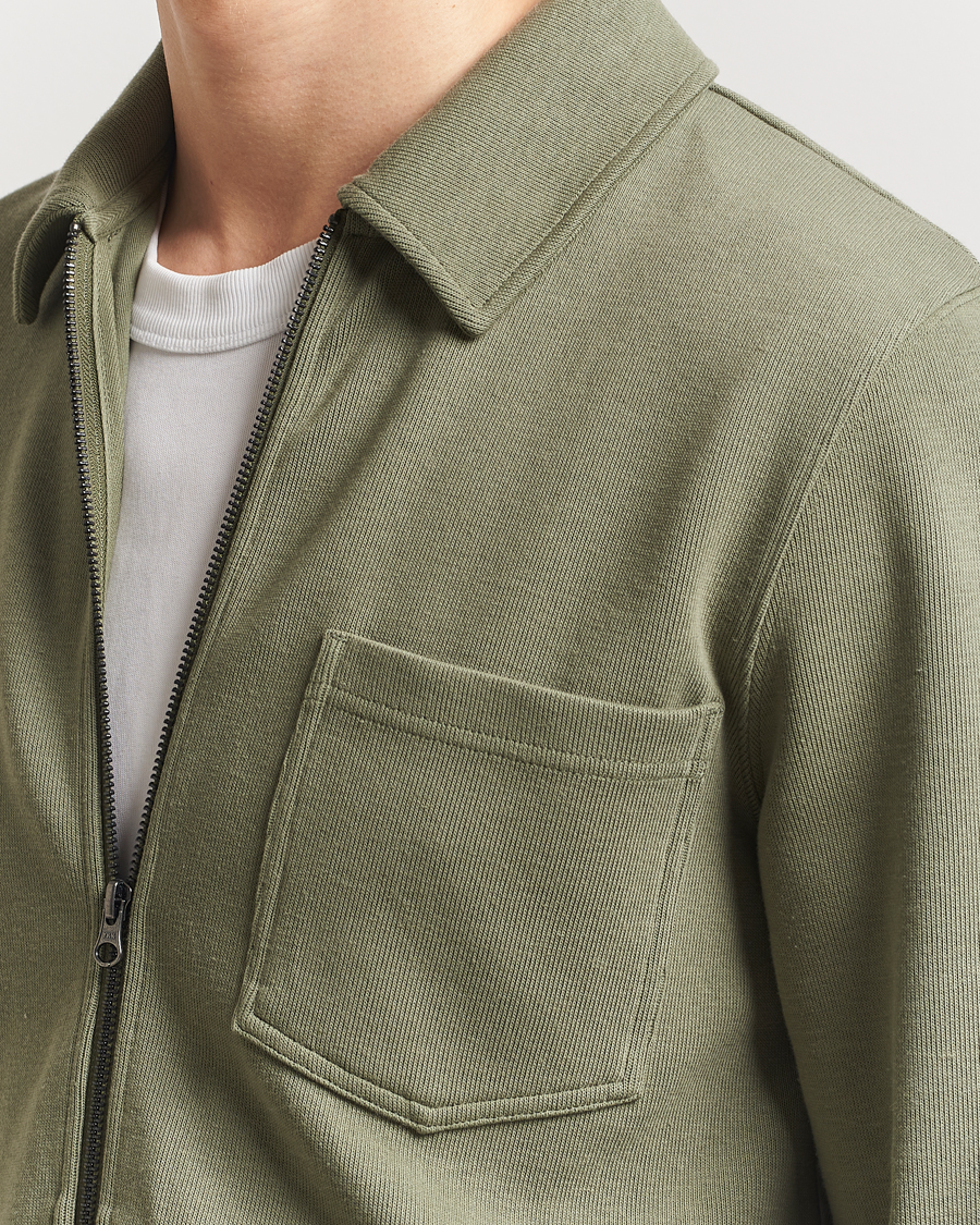 Samsøe Samsøe Hannes Full Zip Sweater Four Leaf Clover