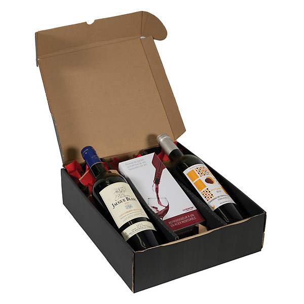 Coffret Connaisseur, 2 bouteilles de vin rouge