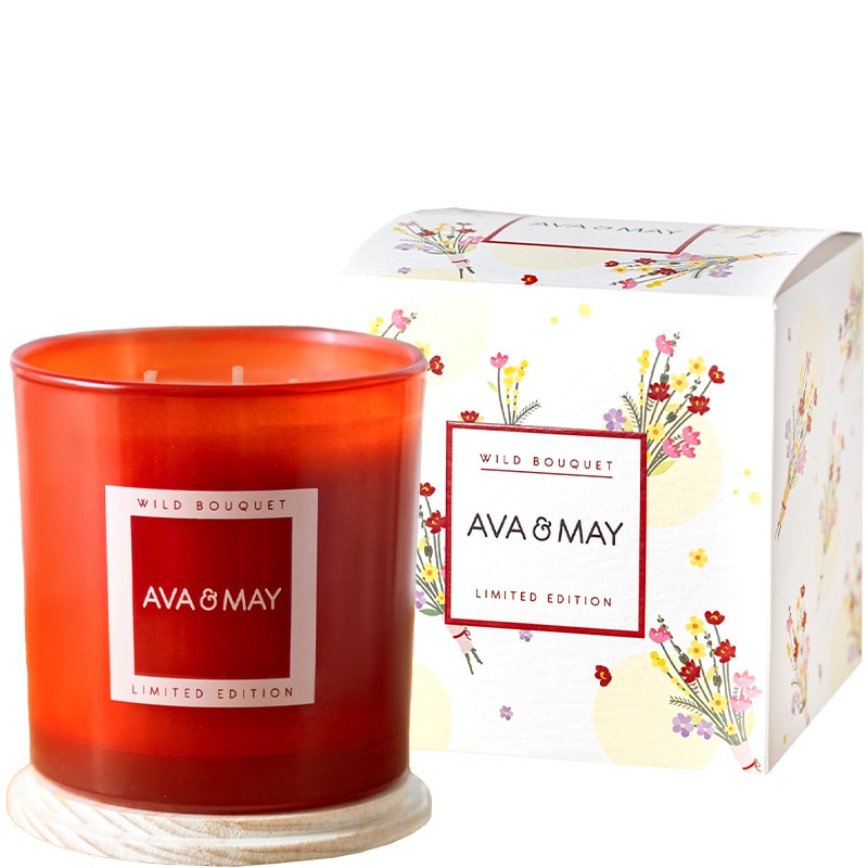 Bougie parfumée - Bouquet Sauvage - Clou de girofle & jasmin - 380 g