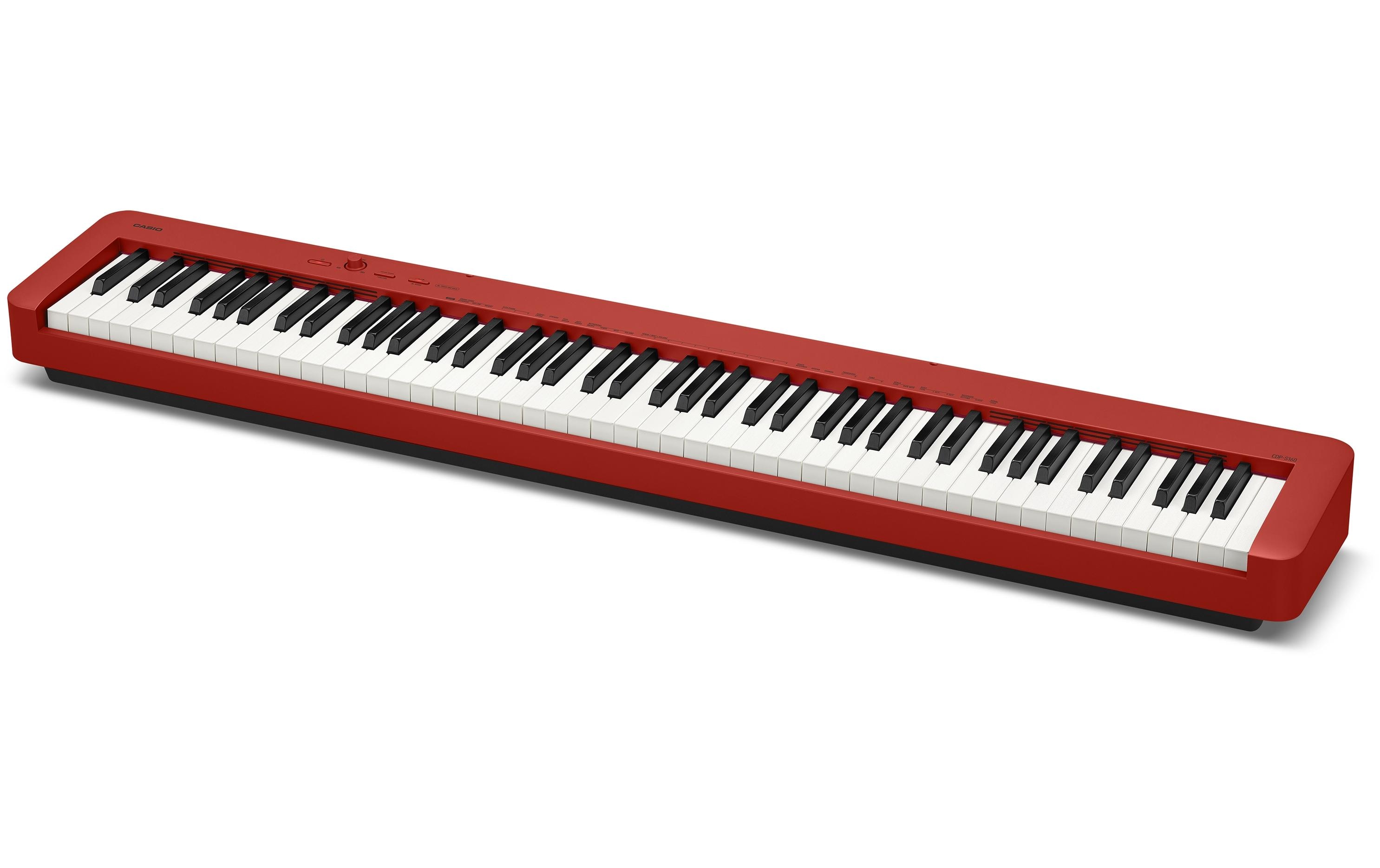 E-Piano CDP-S160 Set, Rot<br>Das Einsteigermodell der CDP-S Digitalpiano-Serie mit gewichtetem Scaled-Hammer-Action-Keyboard II mit 88 Tasten