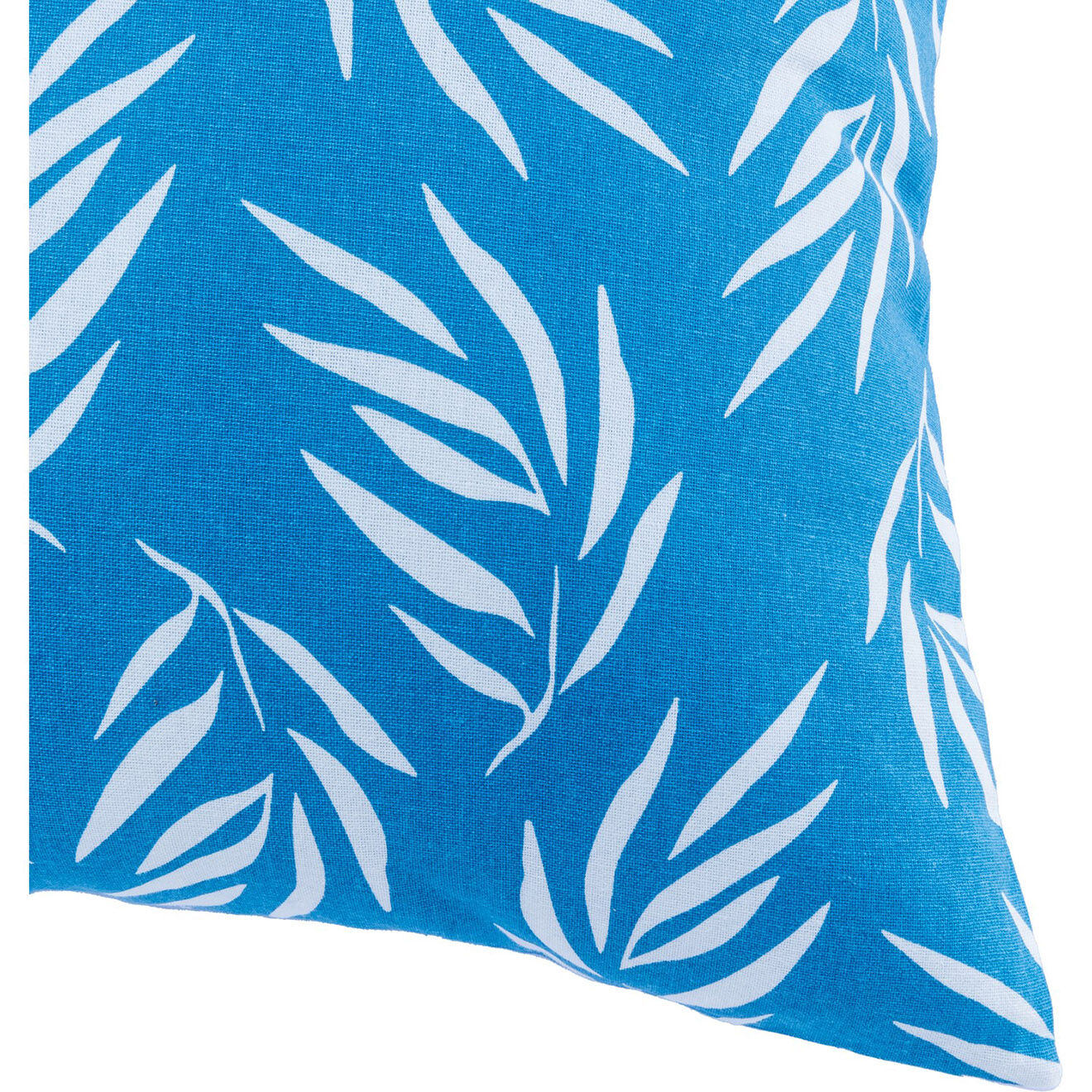 Febronie Housse de coussin d'extérieur Foliage bleue - 50x50 cm