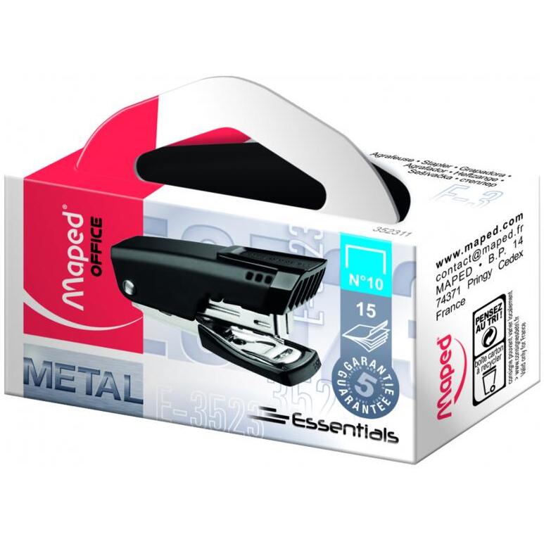 Agrafeuse Essentials Mini E3523, noir