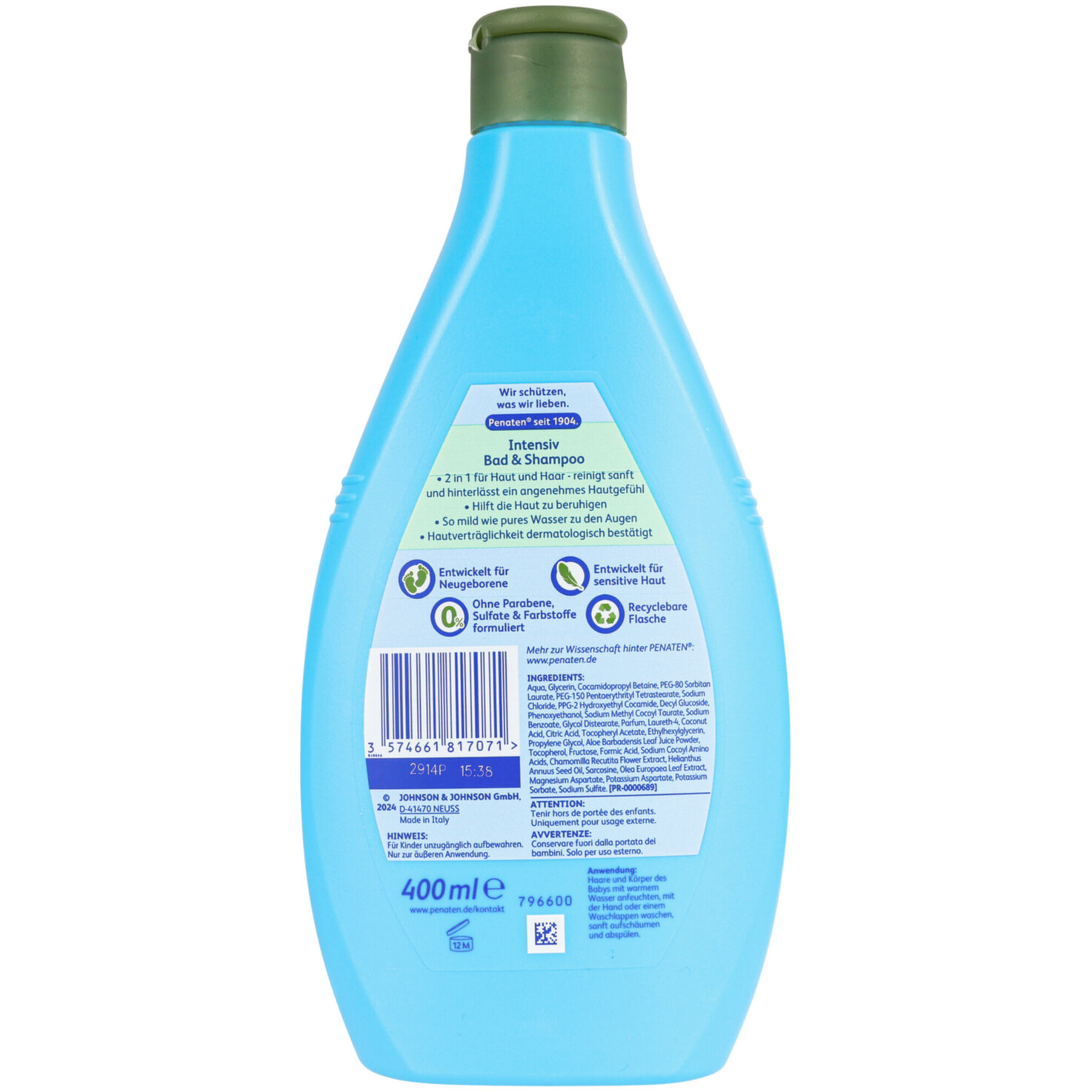 Penaten Intensiv Bad & Shampoo