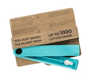 LastObject LastSwab Herbruikbaar Wattenstaafje Baby - Turquoise 1ST