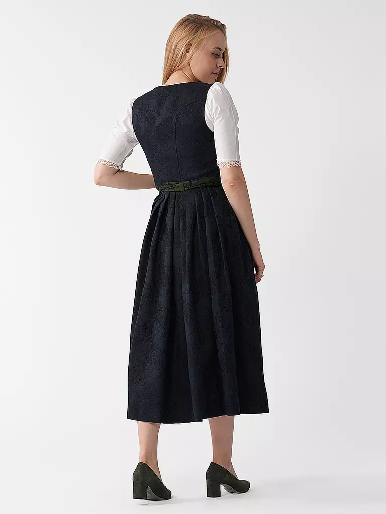GOTTSEIDANK Dirndl MONIKA 80cm dunkelblau