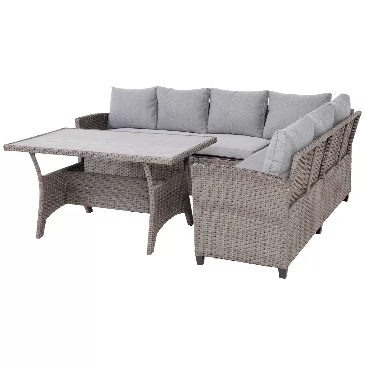 Ondega Gartenlounge Vipora 3-Teilig Rechts Grau