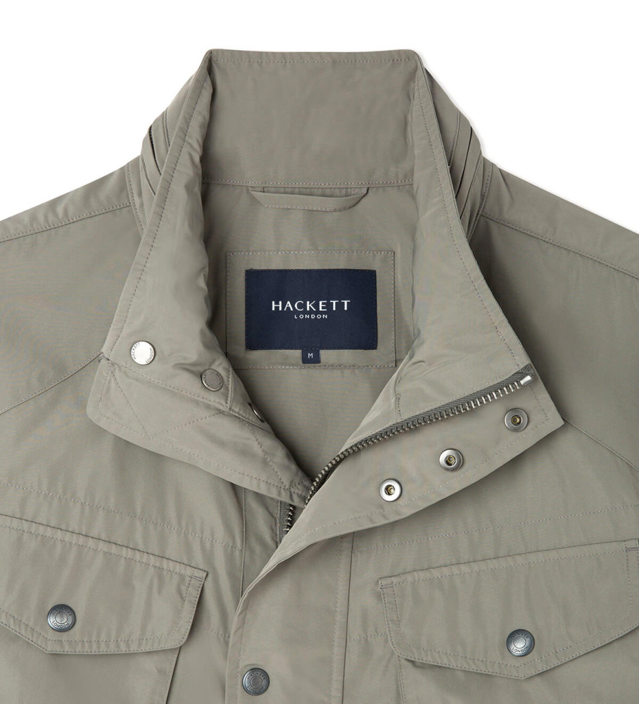 Jaqueta utilitária marrom Hackett Velospeed