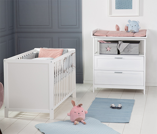 roba Kinderzimmer-Set Bett und Kommode