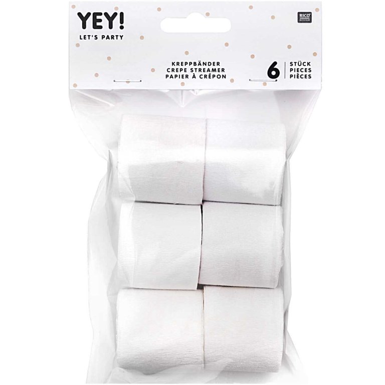 Krepppapier Rollen