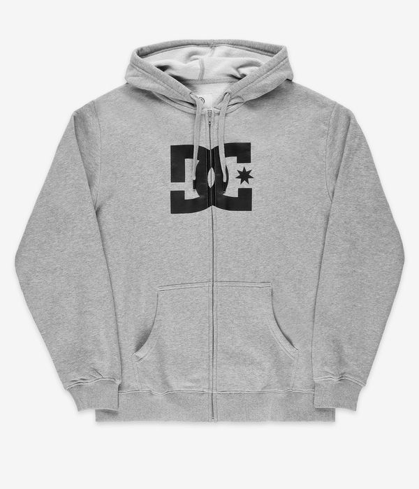 DC Star Zip-Hoodie (heather grey)