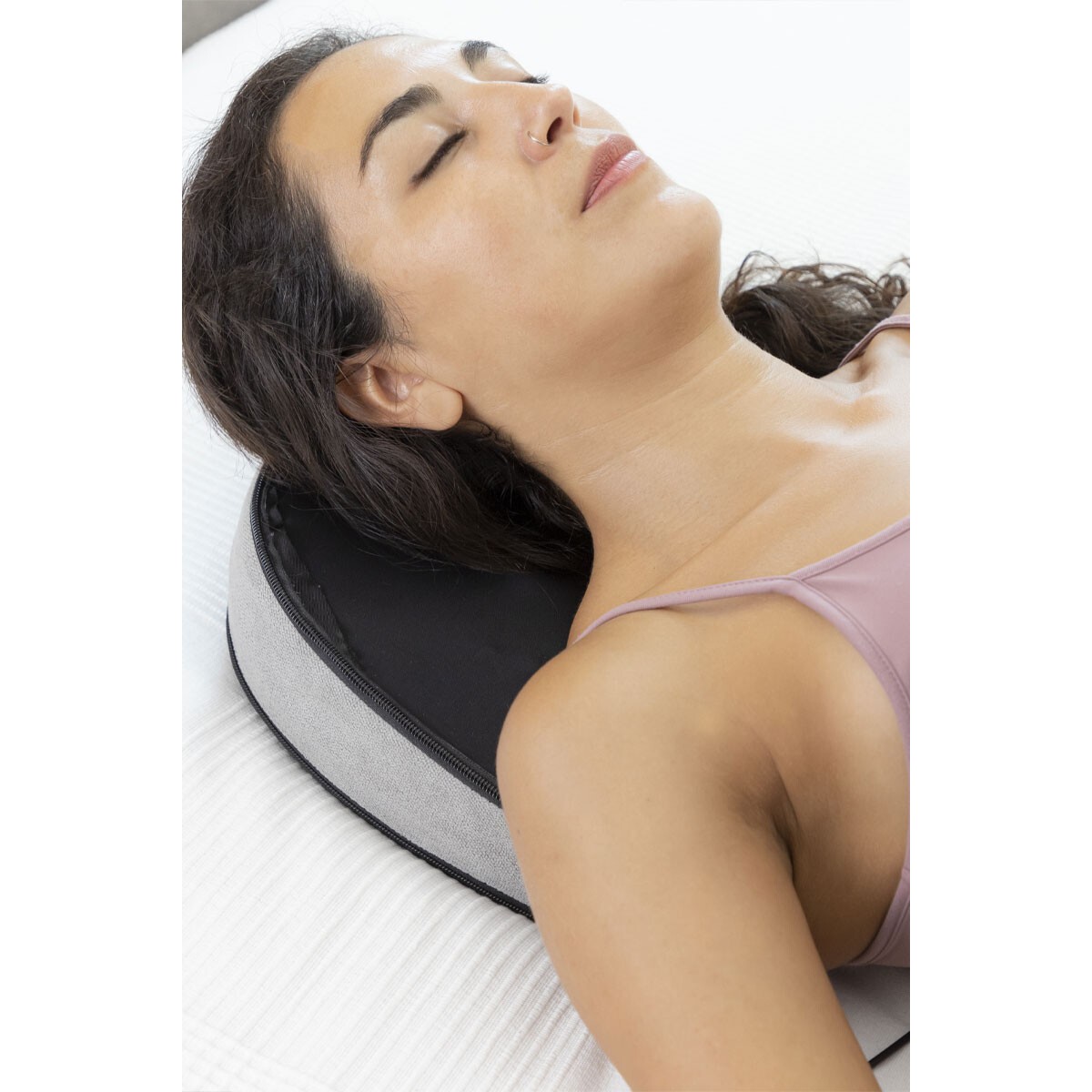 Masseur shiatsu thernique 2-en-1 - Corps - Gris & noir