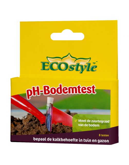 Ecostyle Ph-Bodemtest - Potgrond Turf - 8 stuks