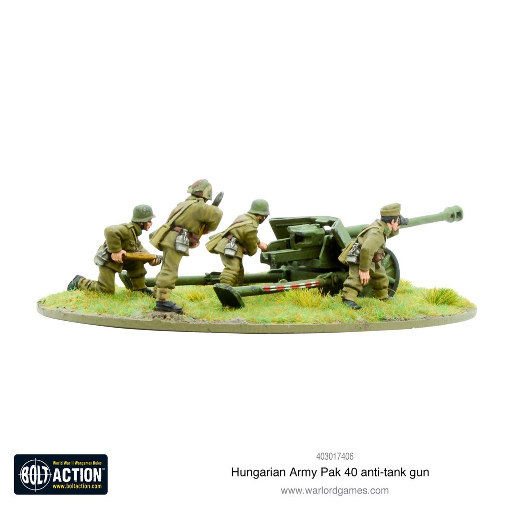 Bolt Action - Hungarian Army Pak 40 anti-tank Gun