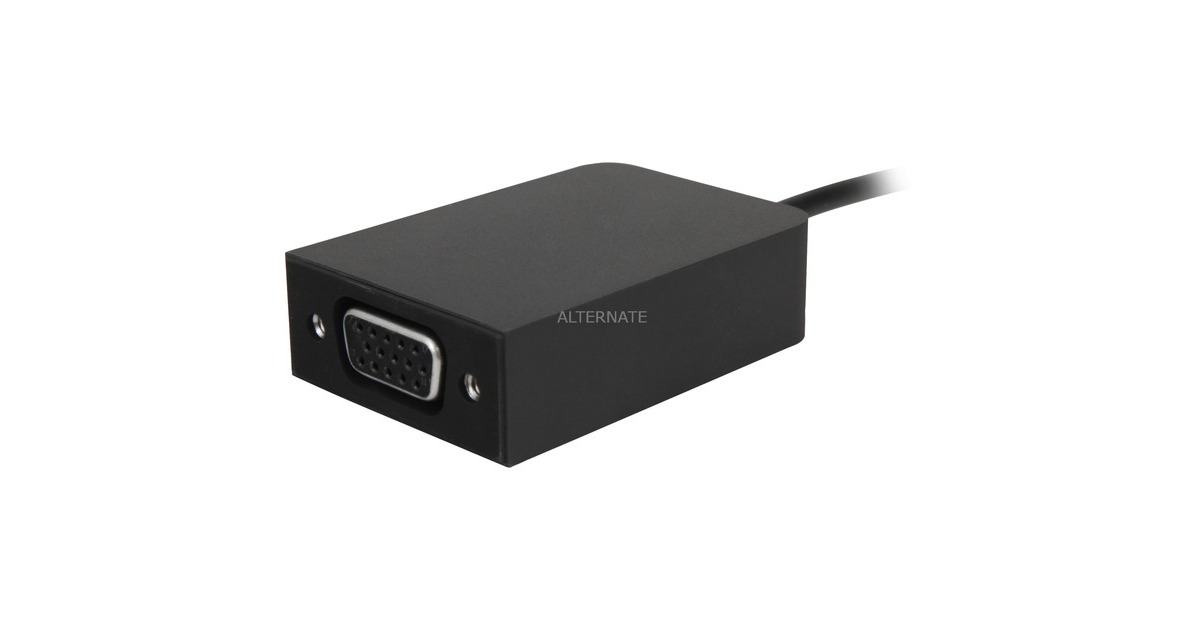MicrosoftSurface USB-C naar VGA-adapter  (Zwart)