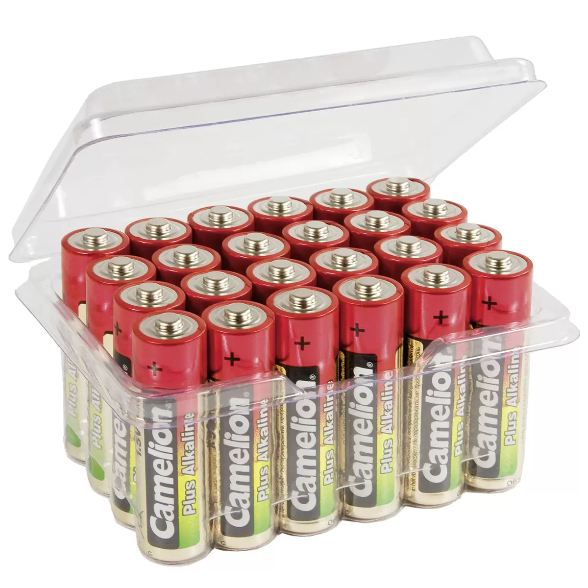 Batterie 24er Pack LR06 Plus Alkaline LR06/24er Pack rot,schwarz