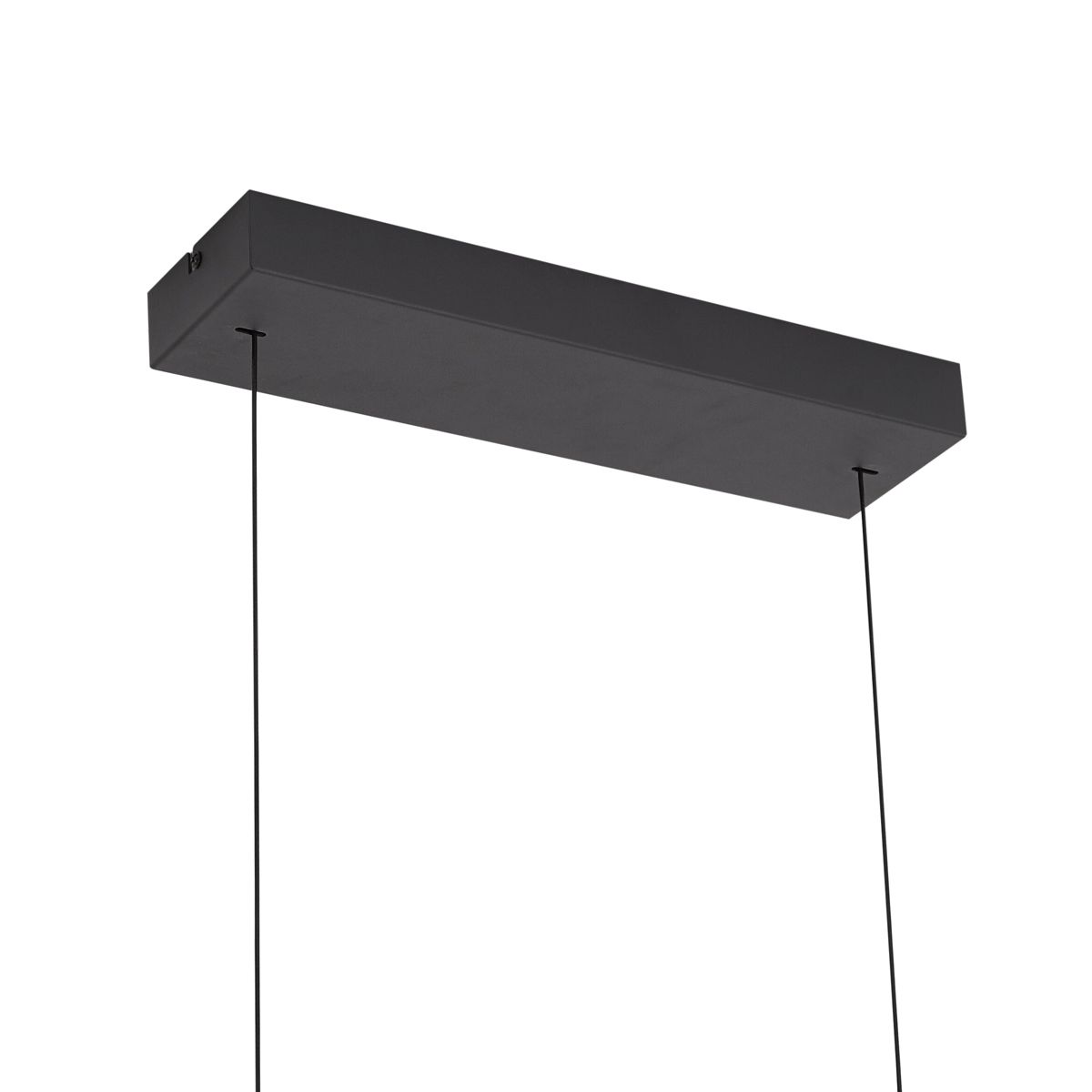 Moderne hanglamp zwart met smoke glas - Catch