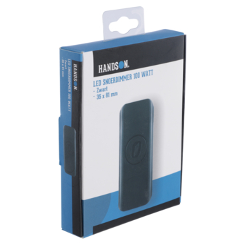 Handson LED Snoerdimmer 1-100 W Zwart