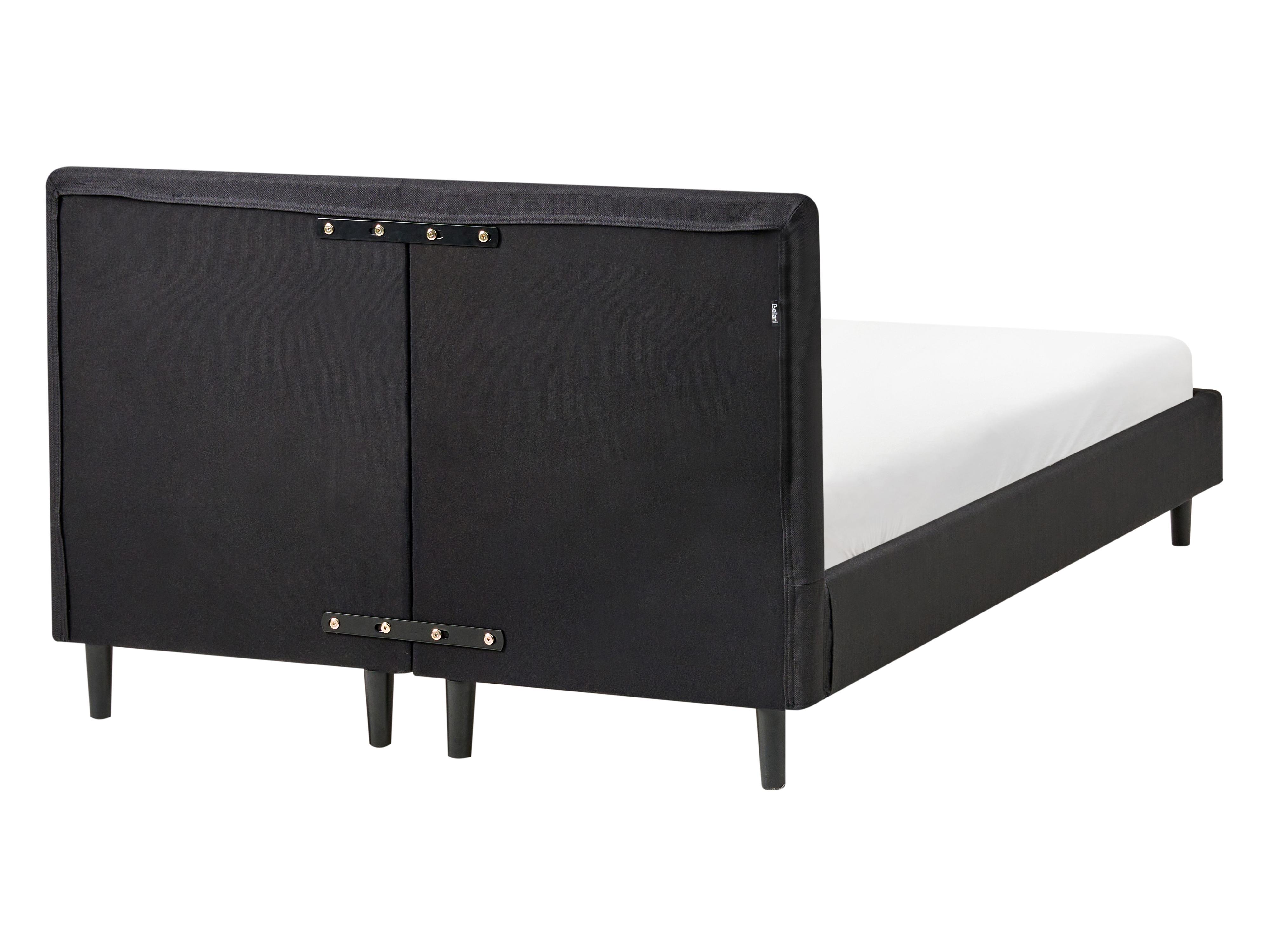 Bed Stof FITOU 120 x 200 cm Zwart